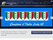 Tablet Screenshot of circolotennisetruria.it